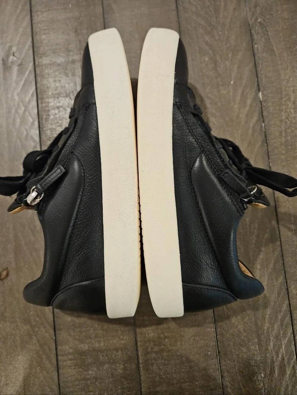 Giuseppe Zanotti Men’s Black Leather Low Top Zip Sneakers EU 41 Made in Italy